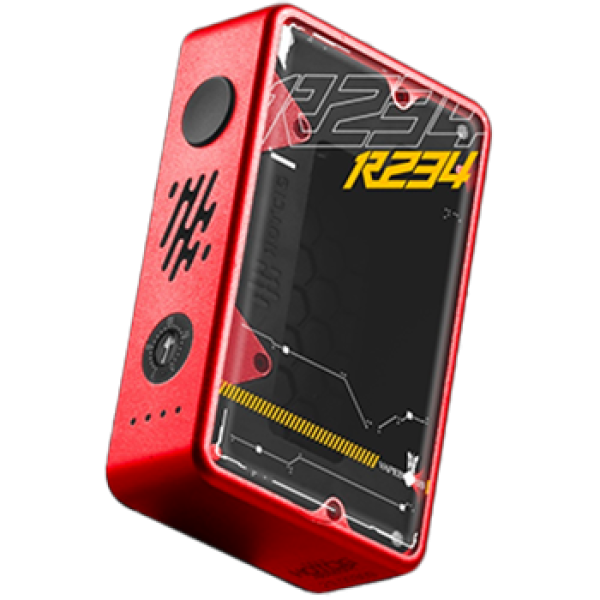 Hotcig R234 Cyber Red Cyber Box Mod by Hotcig x Vape Boss