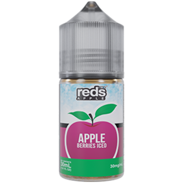 7daze Reds Apple Berries Iced Salt Nic 30ML by 7Daze