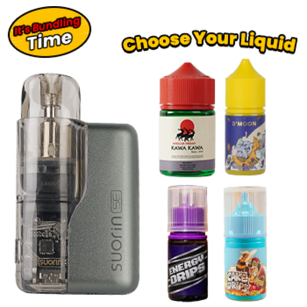 Suorin SE Grey Pod System Free Liquid