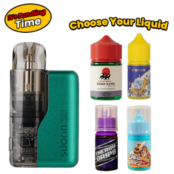 Suorin SE Dark Green Pod System Free Liquid