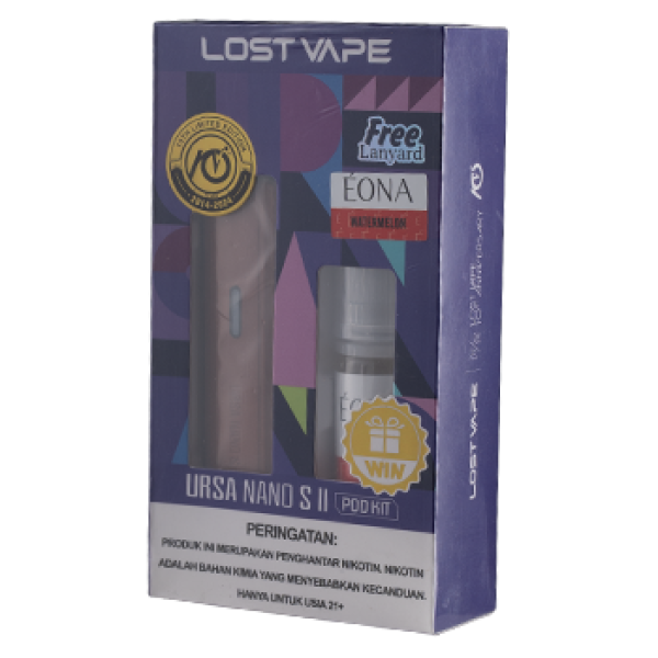 Ursa Nano S2 Espresso Pod Kit + Eona Salt Nic 15ML by Lost Vape