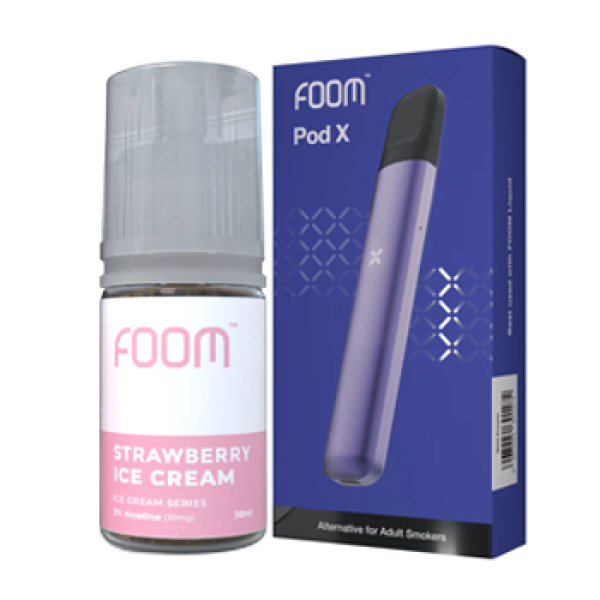 Foom X Wild Purple + Foom Strawberry Ice Cream 15ML by Foom Lab