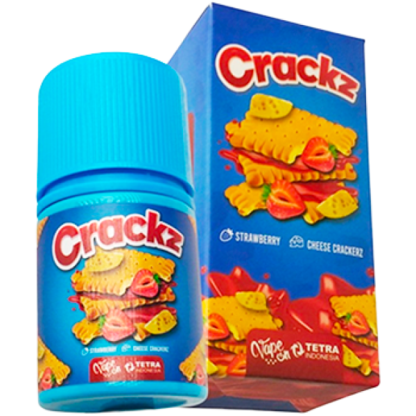 Crackz V1 Strawberry Cheese Crackerz 60ML by Tetra x Vape On