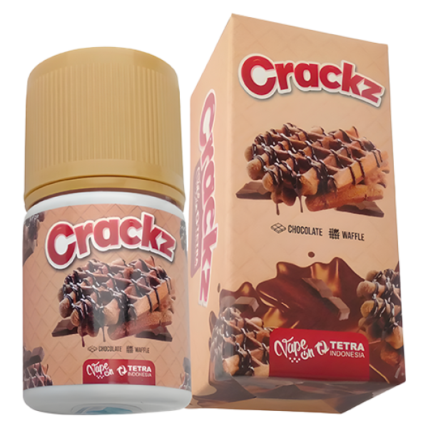 Crackz V4 Chocolate Waffle 60ML by Tetra Indonesia x Vape On