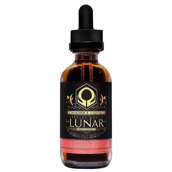 Hexohm Lunar Liquid Special Batch 60ML Strawberry Cheesecake by Emkay Brewer x Vape Zoo