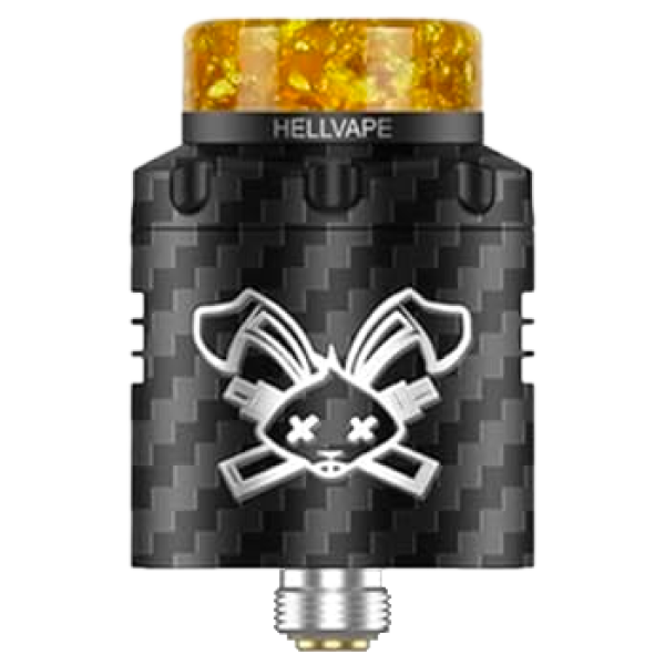 Hellvape Dead Rabbit V3 RDA Black Carbon Fiber by Hellvape