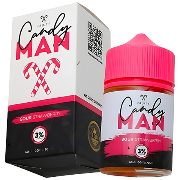 Candy Man Fruity Strawberry Candy 60ML by CandyMan Juice