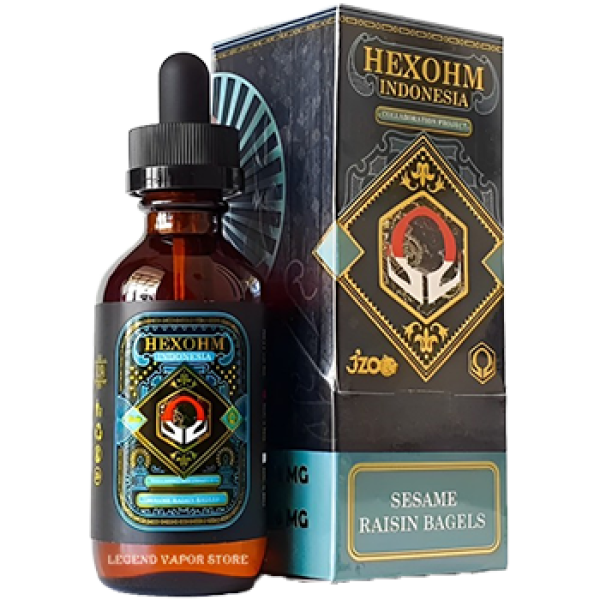 Hexohm V2 Sesame Raisin Bagels 60ML by Hexohm Indonesia x Vapezoo x Jzoo