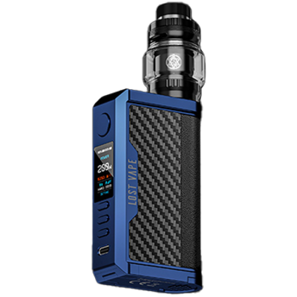 Lost Vape Centaurus Q200 Kit Sierra Blue Carbon Fiber