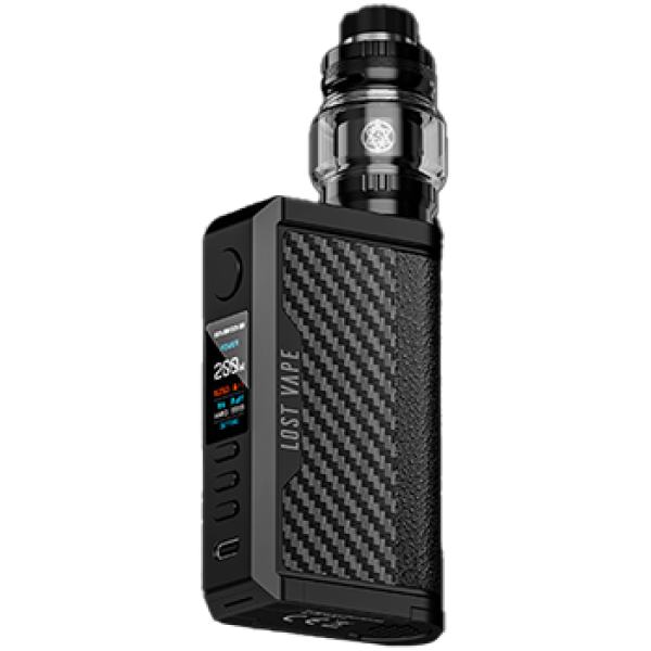 Lost Vape Centaurus Q200 Kit Black Carbon Fiber