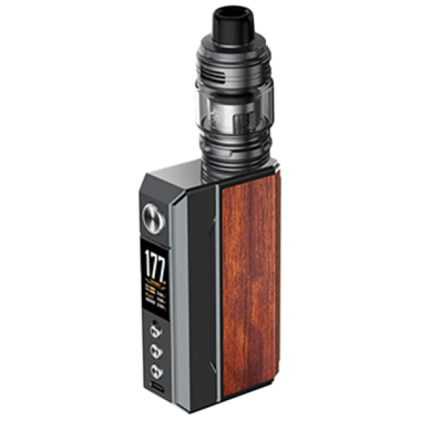 Voopoo Drag 4 Gunmetal Rosewood 177W 18650 Mod Kit by Voopoo Voopoo Drag 4 Gunmetal Rosewood 177W 18650 Mod Kit by Voopoo