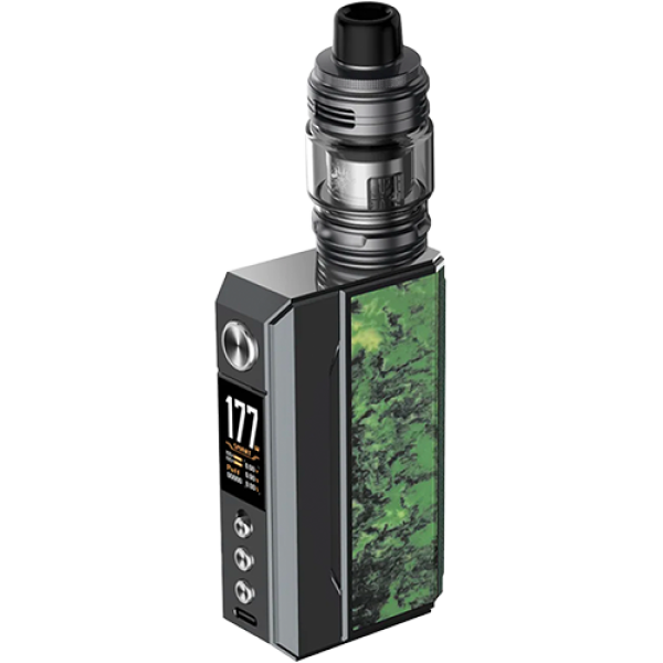 Voopoo Drag 4 Gunmetal Forest Green 177W 18650 Mod Kit by Voopoo Voopoo Drag 4 Gunmetal Forest Green 177W 18650 Mod Kit by Voopoo