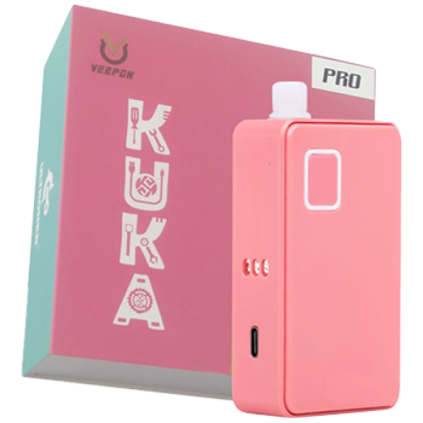 Veepon Kuka Aio Pro Pink 60W 18650 AIO Boro Box Kit Device by Veepon