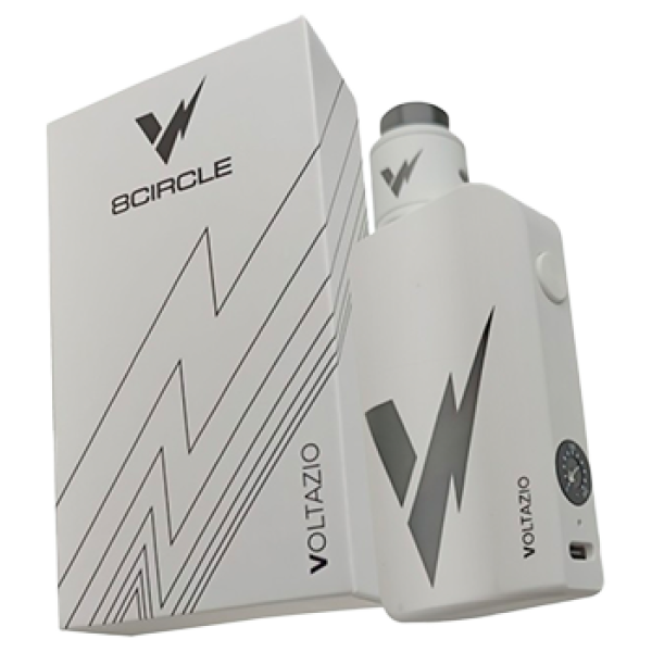 Voltazio Pure White 200W Mod Kit by 8Circle Vape