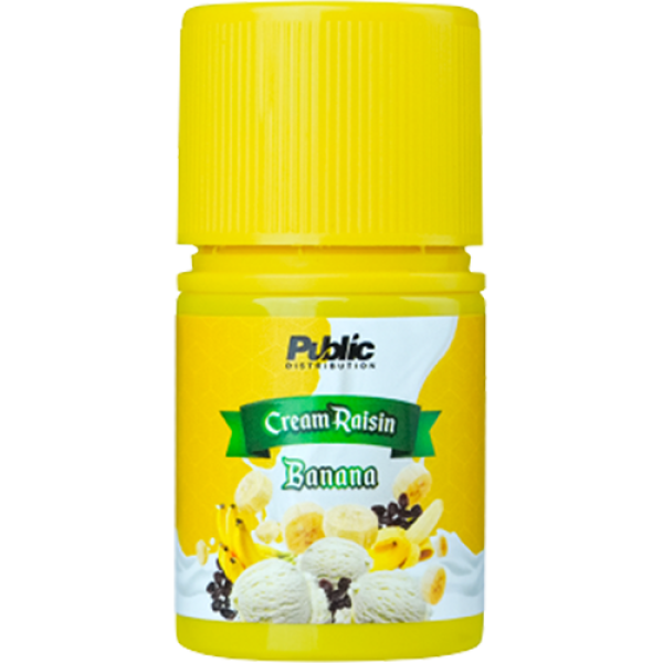 Cream Raisin V4 Yellow Banana 60ML By Public Distribution