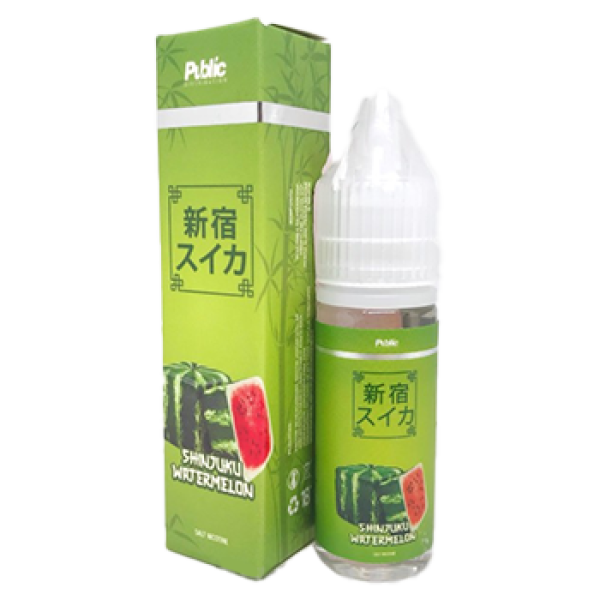 Shinjuku Watermelon Salt Nic 15ML by Public Distribution