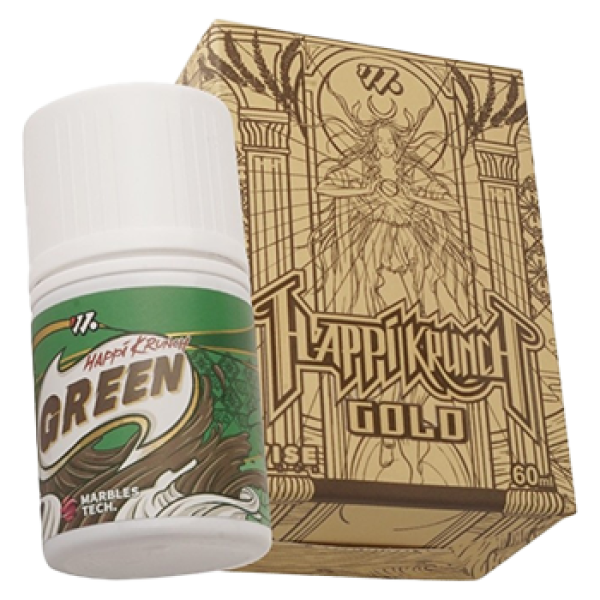 Happi Krunch V4 Gold Edition Green 60ML by Wise Juice