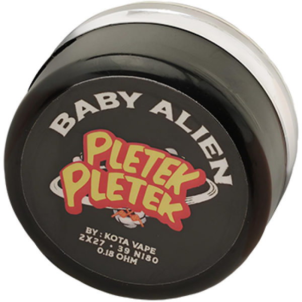 Pletek Pletek Baby Alien Dual Double Coil 0.18 Ohm by Kota Vape