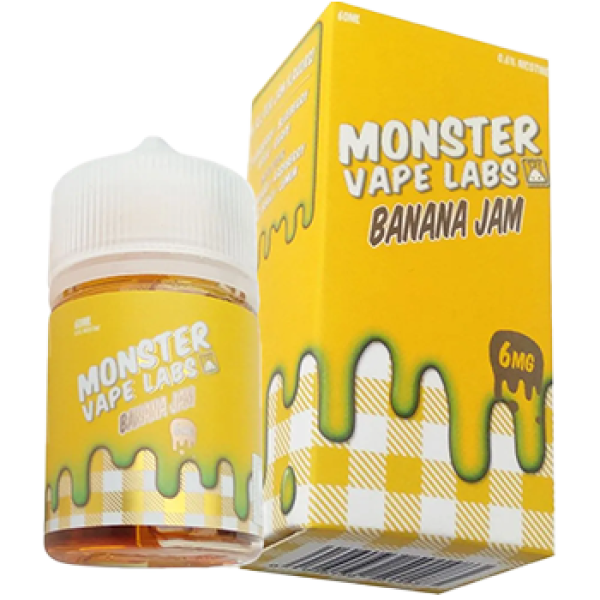 Monster Vape Labs Banana Jam 60ML by Jam Monster USA