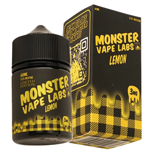 Monster Vape Labs Lemon 60ML Limited Edition by Jam Monter USA