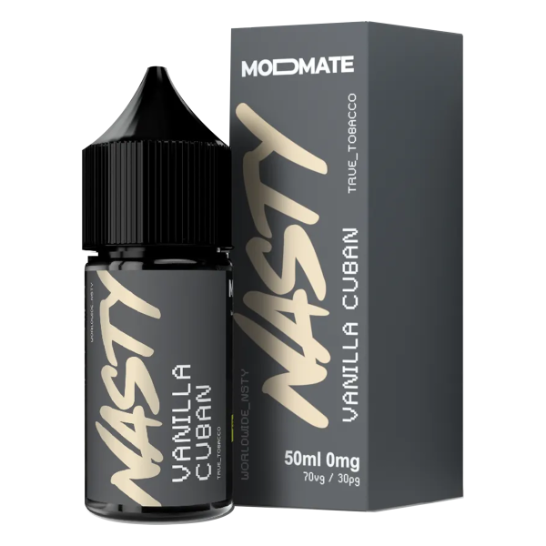 Nasty Vanilla Cuban Salt Nic 30ML by JVS x Nasty