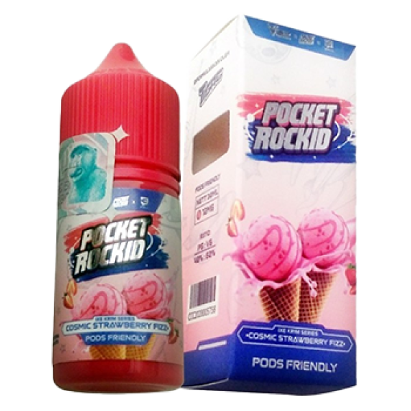 Pocket Rockid Cosmic Strawberry Fizz Pods Friendly 30ML by Tigac x VSP