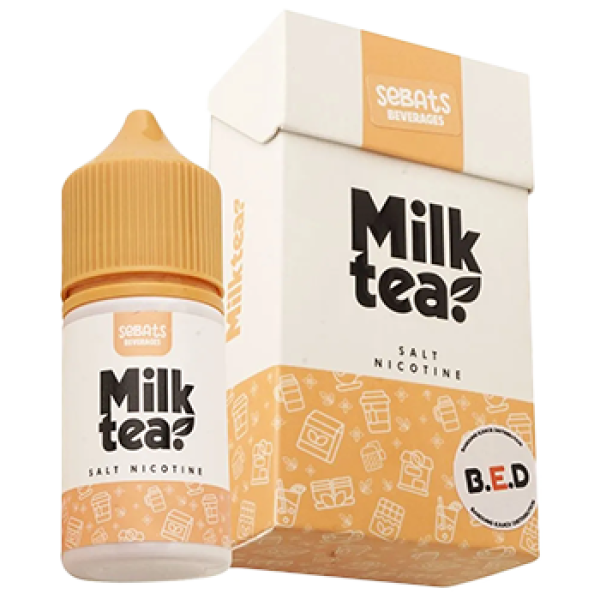Sebats Milk Tea Salt Nic 30ML by BED x GOW