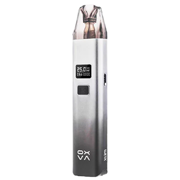 Oxva Xlim V2 Kit 25W 900mAh Shiny Silver Black By Oxva Tech