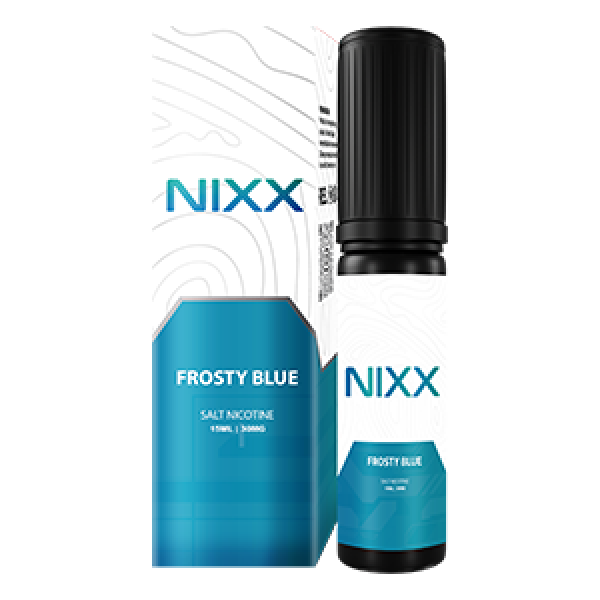 Nixx Frosty Blue Salt Nic 15ML by JVS x Raffi Ahmad
