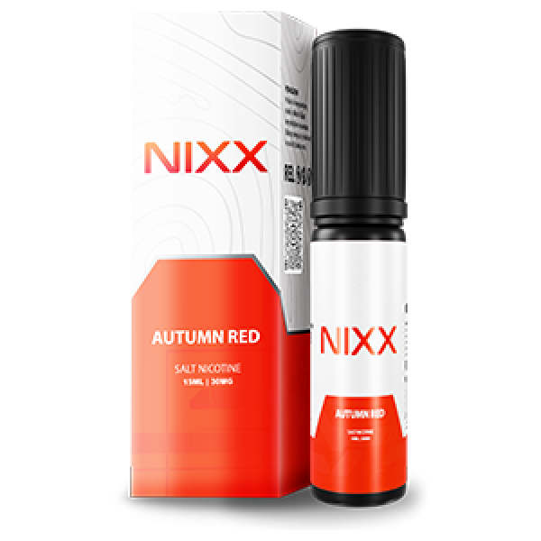 Nixx Autumn Red Salt Nic 15ML by JVS x Raffi Ahmad