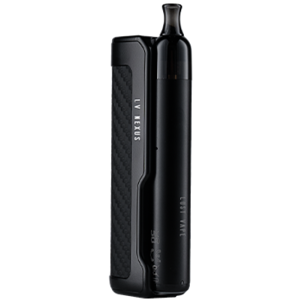 LV Nexus Black Carbon 16W 2000mAh Pod Kit by Lost Vape x JVS