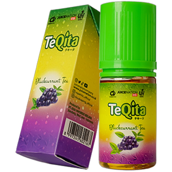 TeQita Blackcurrant Tea Salt Nic 30ML by Juicenation
