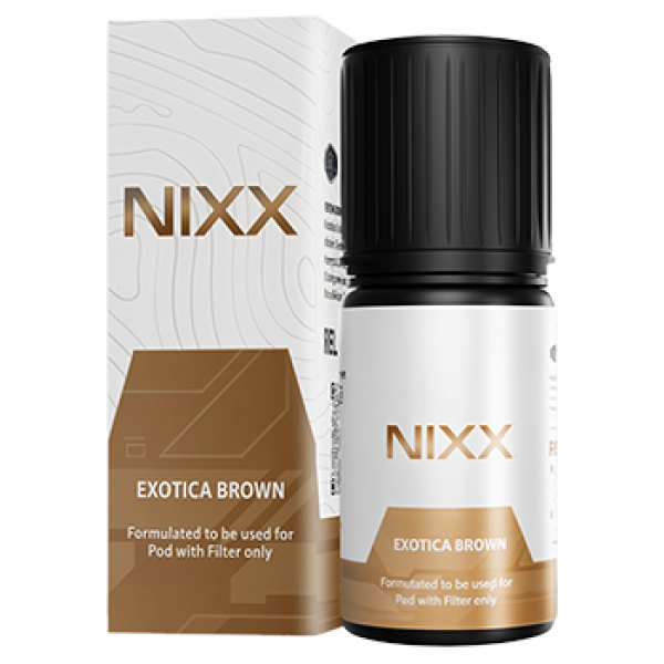 Nixx Exotica Brown Salt Nic 30ML by JVS x Raffi Ahmad