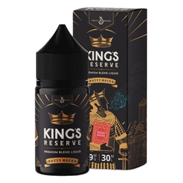 King Reserve Nutty Mocha Pods Friendly 30ML by Emkay 100% Authentic