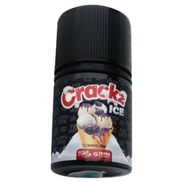 Crackz Ice V2 Raisin Ice Cream 60ML by Tetra x VON