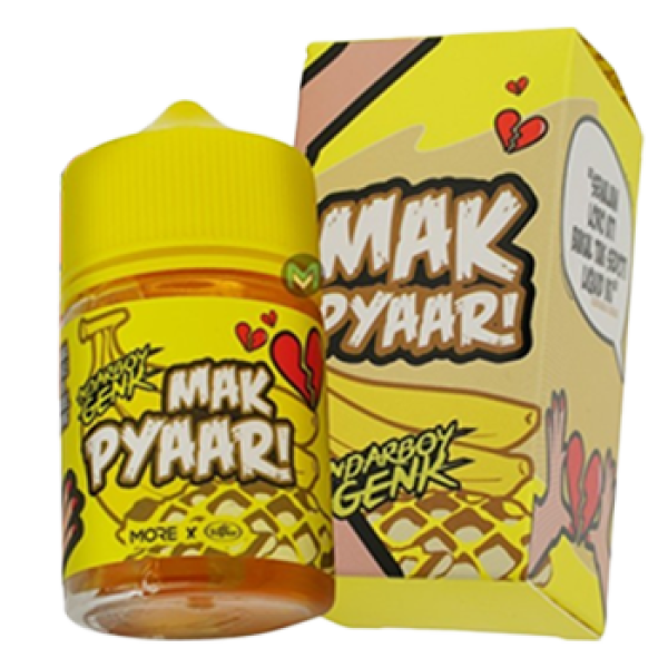 Mak Pyaar! Banana Croffle 60ML by Ndarboy Genk x Dr Vapor Mak Pyaar! Banana Croffle 60ML by Ndarboy Genk x Dr Vapor