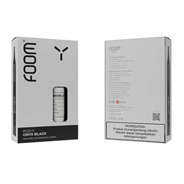 Foom Y Onyx Black + Foom Salt Nic 15ML by Foom Lab