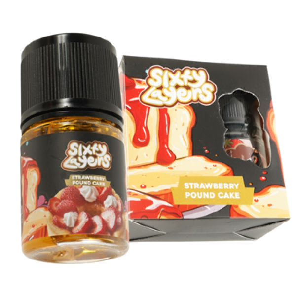 Sixty Layers Strawberry Pound Cake 60ML by After8.corp