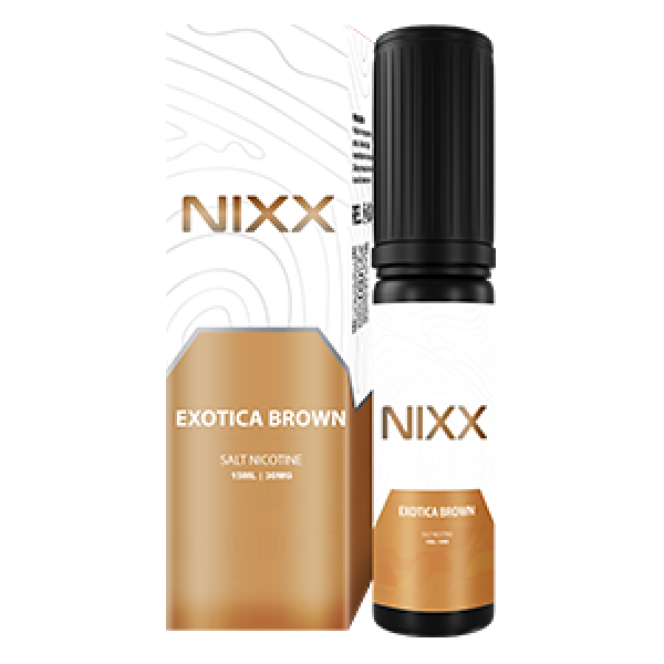 Nixx Exotica Brown Salt Nic 15ML by JVS x Raffi Ahmad