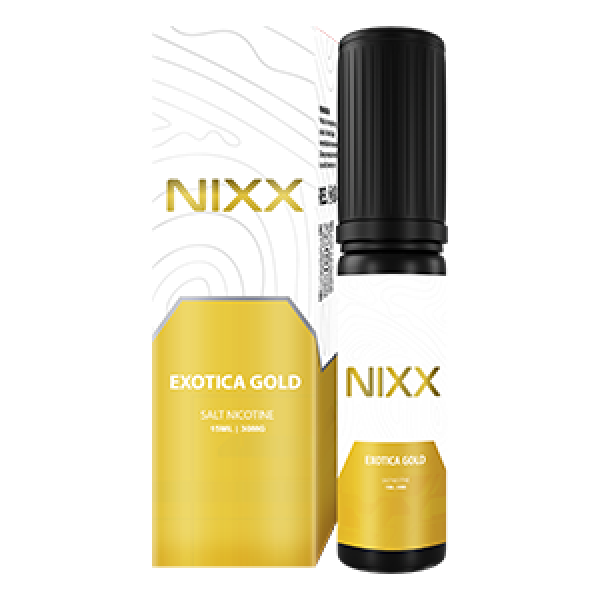 Nixx Exotica Gold Salt Nic 15ML by JVS x Raffi Ahmad