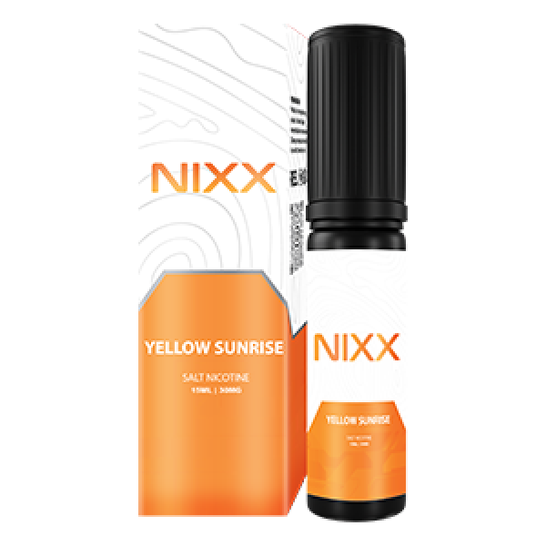 Nixx Yellow Sunrise Salt Nic 15ML by JVS x Raffi Ahmad