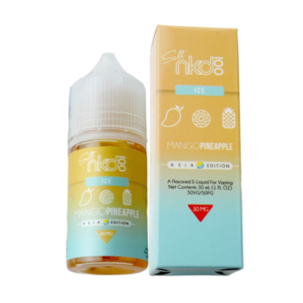 Naked 100 Mango Pineapple ICE Salt Nic 30ML By Naked USA x JVS Distribution