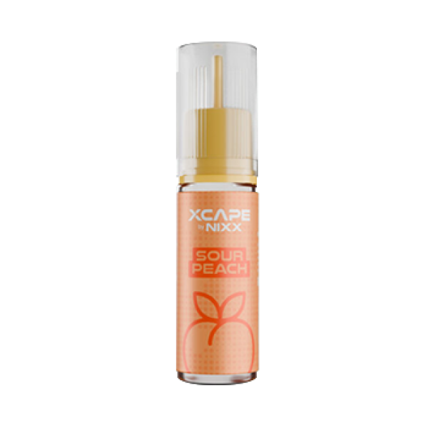 Xcape Sour Peach Salt Nic 15ML by JVS x Raffi Ahmad
