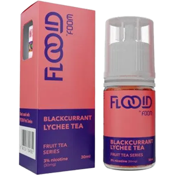 Foom Blackcurrant Lychee Tea Salt Nic 30ML by Foom x Radja Vapor