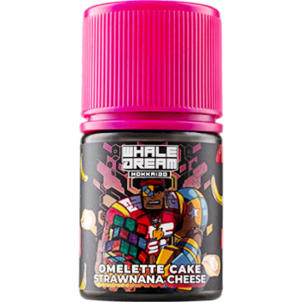 Whale Dream Hokkaido V5 Omelette Cake StrawNana Cheese 60ML JVS Distribution x Shandy PRD