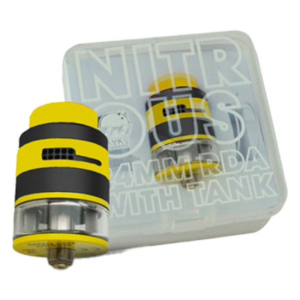 Nitrous 24MM RDA with TANK Yellow Jacket by Sarang Vapers x DamnVape
