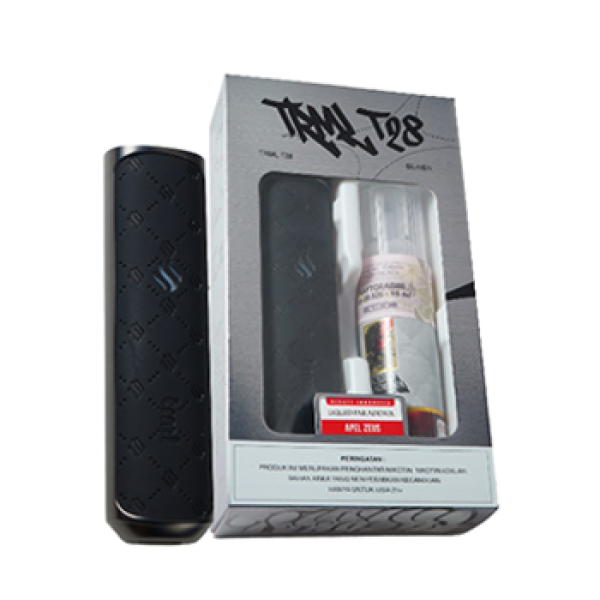 TRML T28 Onyx Black Bundling Pod Kit + Liquid Salt Nic 15ML by trml