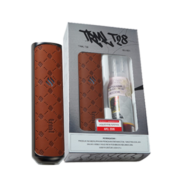 TRML T28 Rich Brown Bundling Pod Kit + Liquid Salt Nic 15ML by trml
