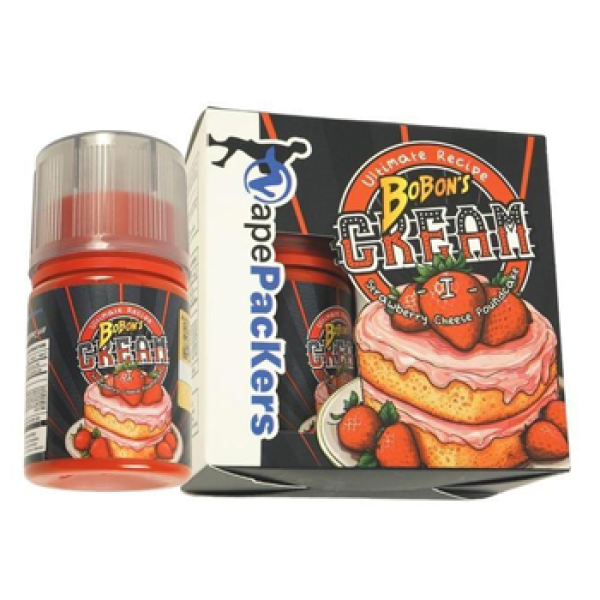 Bobon Cream Strawberry Cheese Poundcake 60ML by Bobons x VapePackers Bobon Cream Strawberry Cheese Poundcake 60ML by Bobons x VapePackers