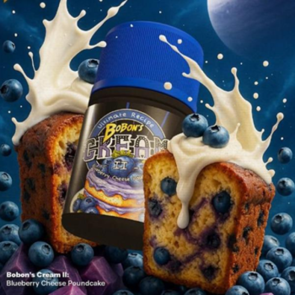 Bobon Cream V2 Blueberry Cheese Poundcake 60ML by Bobons x VapePackers Bobon Cream V2 Blueberry Cheese Poundcake 60ML by Bobons x VapePackers